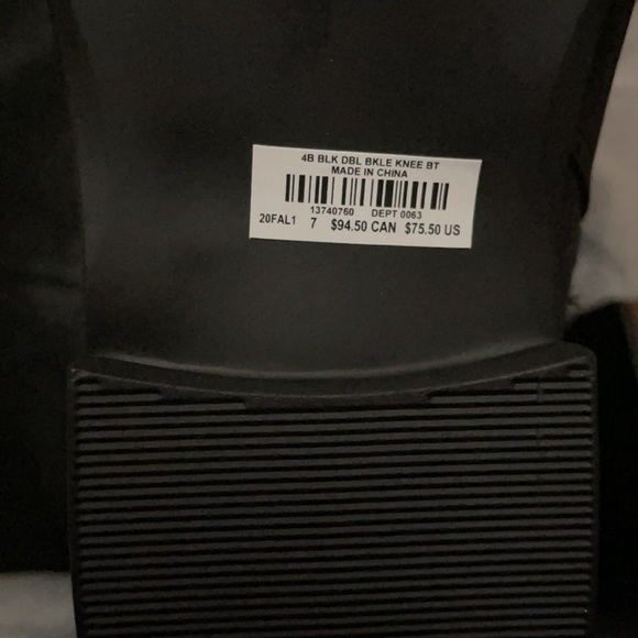 TORRID BOOTS NWT FAUX LEATHER DUAL BUCKLE KNEE-HIGH BOOTS - Picture 7 of 14